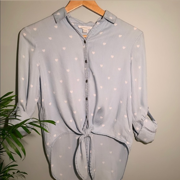 beachlunchlounge high-low heart blouse - Picture 4 of 6